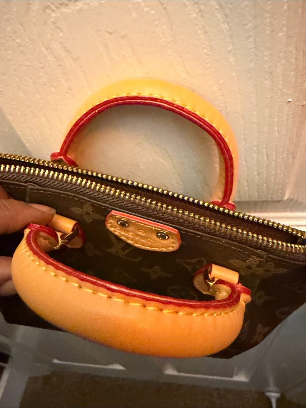 Brown Monogram crossbody bag - Picture 5 of 15